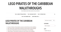 Desktop Screenshot of legopirates.cheatcodesgalore.com