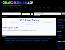 Tablet Screenshot of 3do.cheatcodesgalore.com